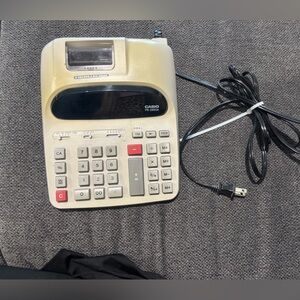 Vintage Casio FR-2650A Two-Color Printing Calculator